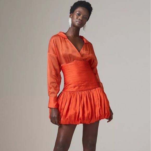 Anthropologie Dresses & Skirts - ANTHROPOLOGY “LET ME BE” Orange Dress Medium NWT